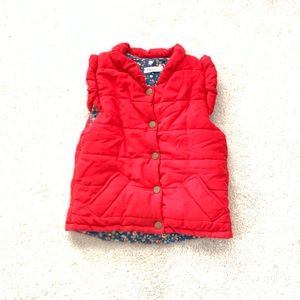 Size 6 button up vest